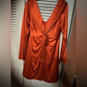 Elegant silk Cinq a Sept Dress